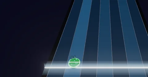 Scored hit notation on the highway