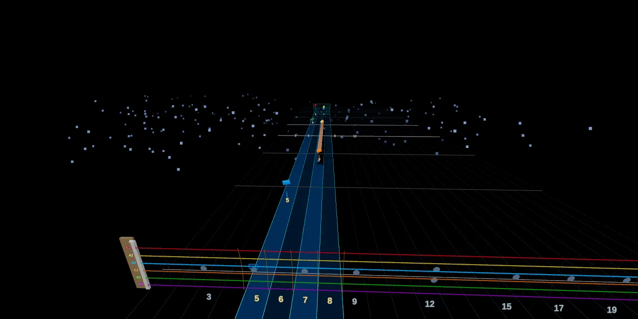 3D Guitar Highway — full highway overview