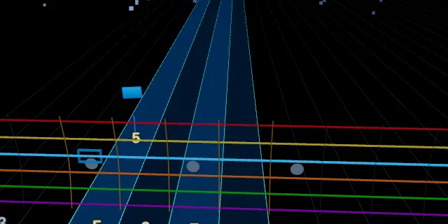 Fretted note notation on the highway