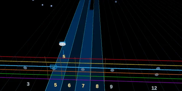 Natural harmonic notation on the highway