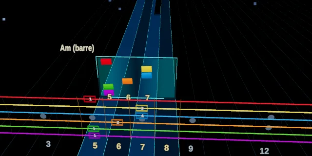 Barre chord notation on the highway